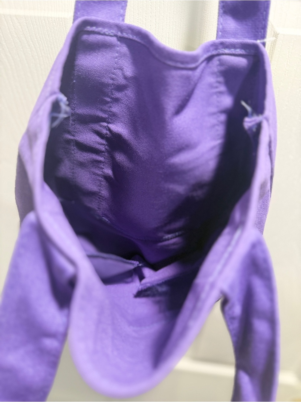 NWT Trader Joe’s Purple Trick-or-Treat Canvas Tote Bag Halloween Reusable - Picture 7 of 9